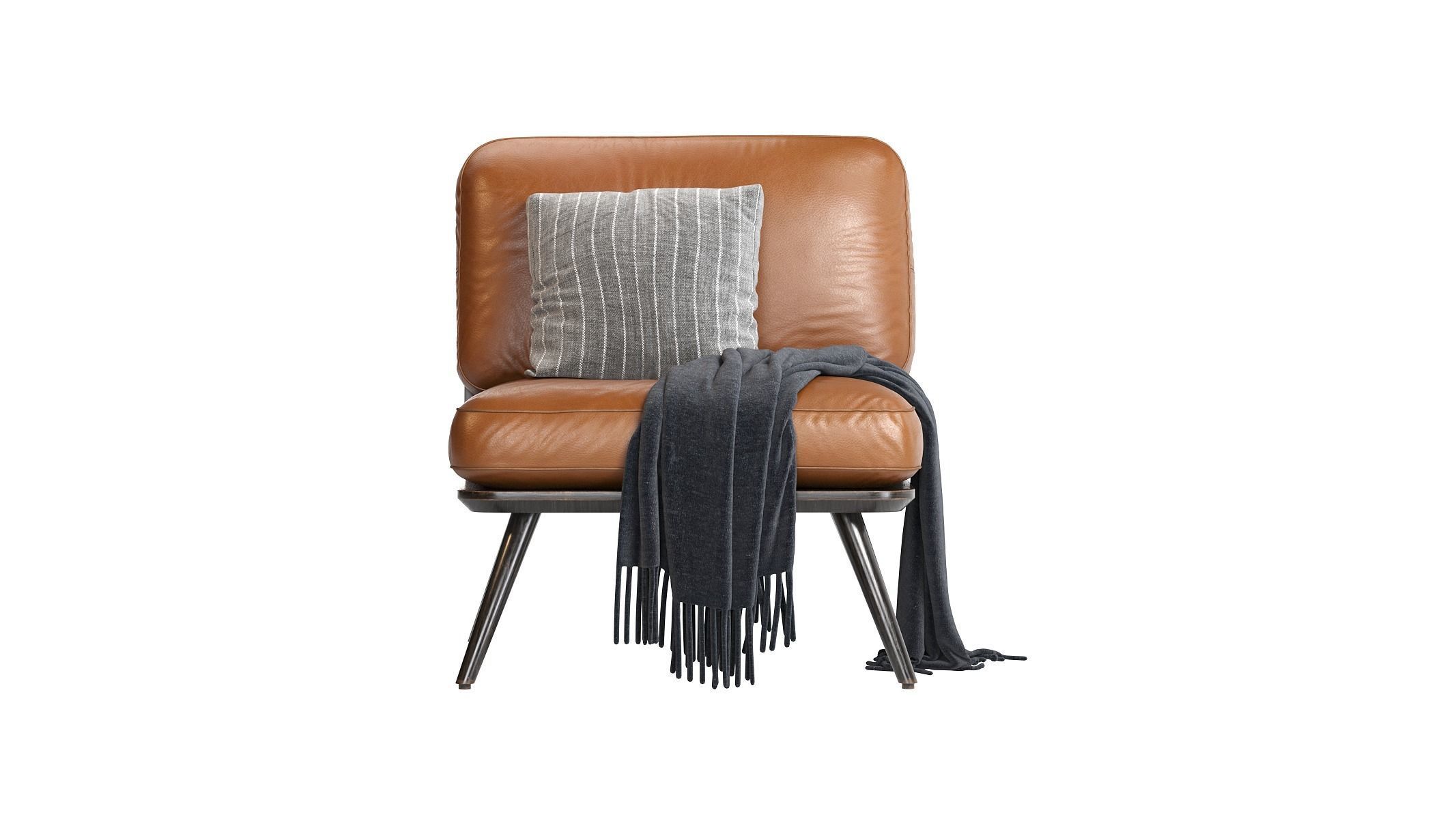 Spine Lounge Chair 3D model_9