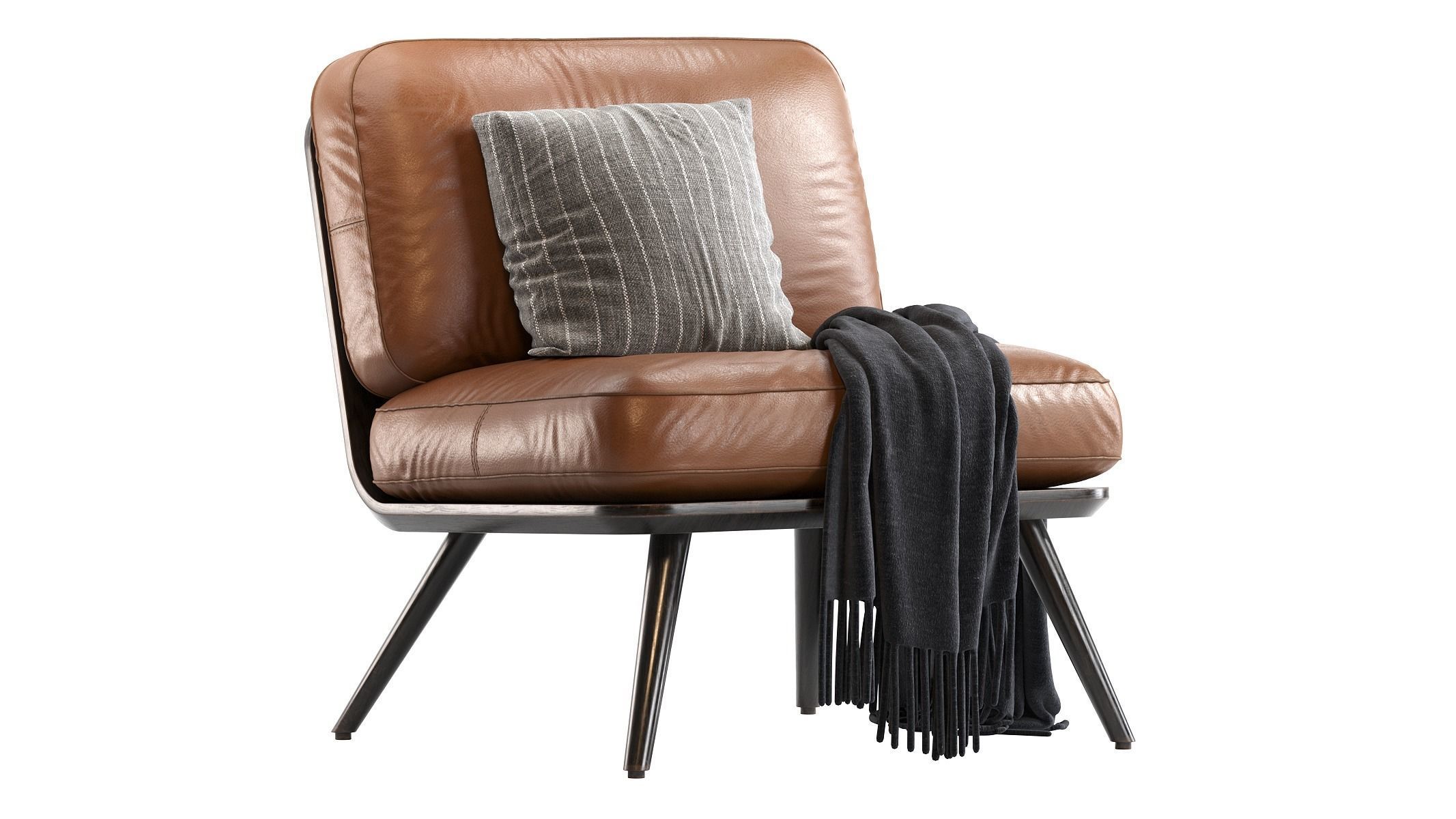 Spine Lounge Chair 3D model_1