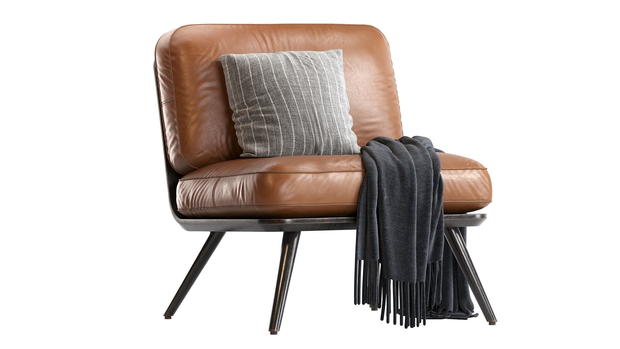 Spine Lounge Chair 3D model_7