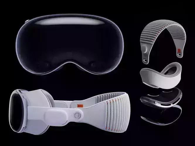 Apple Vision Pro 3D model