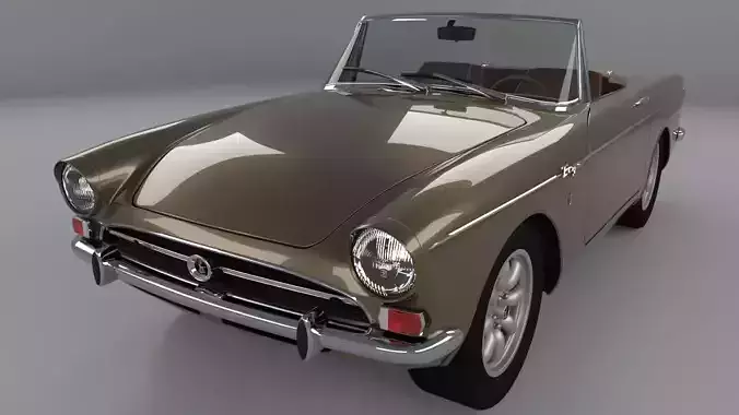 Sunbeam Tiger 1966 High Poly 3D model