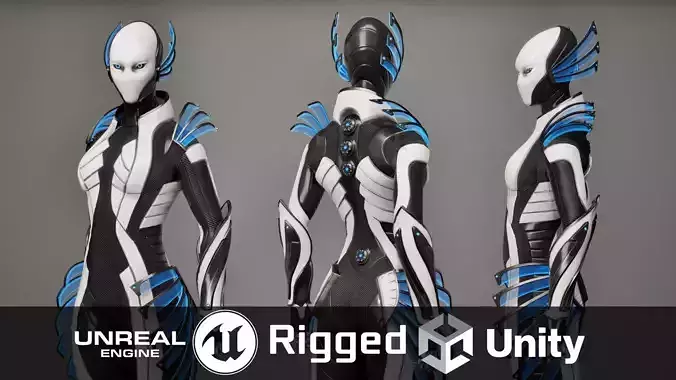 Robot 10 Low-poly 3D model Robot 10 Low-poly 3D model