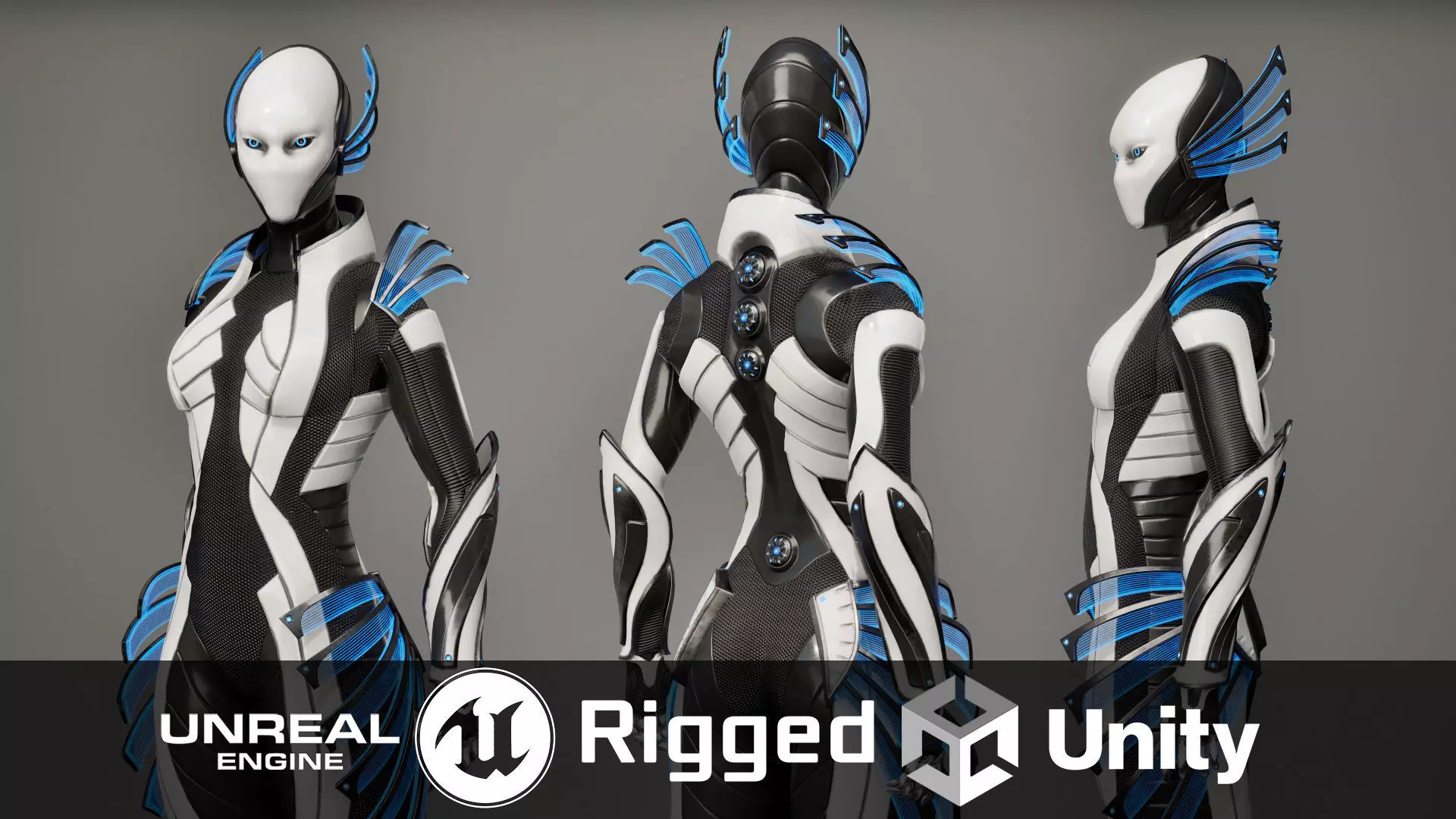 Robot 10 Low-poly 3D model_0