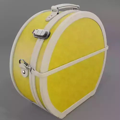 Steamline Correspondent Canary Yellow Hatbox Large