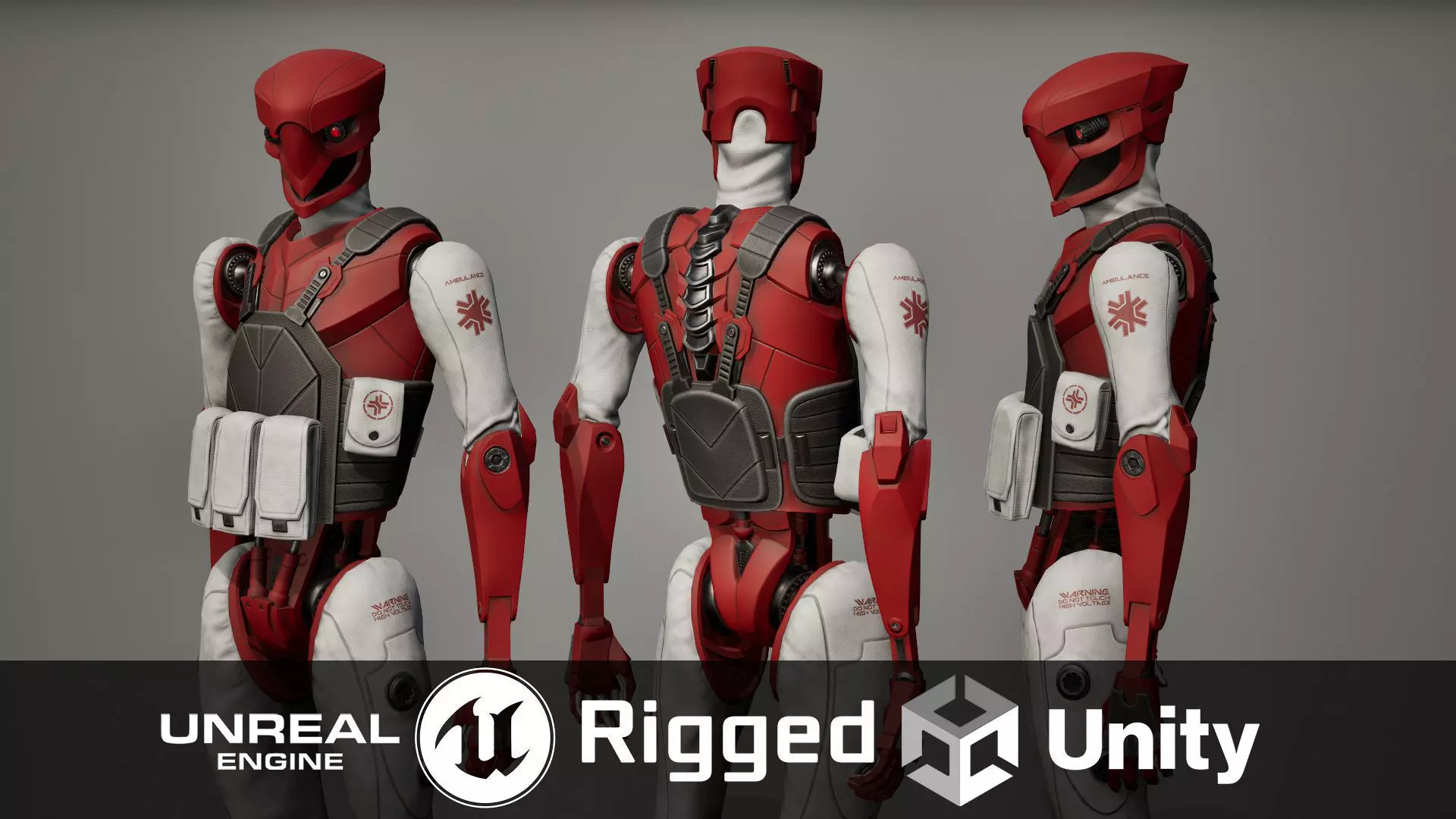 Robot 11 Low-poly 3D model_0