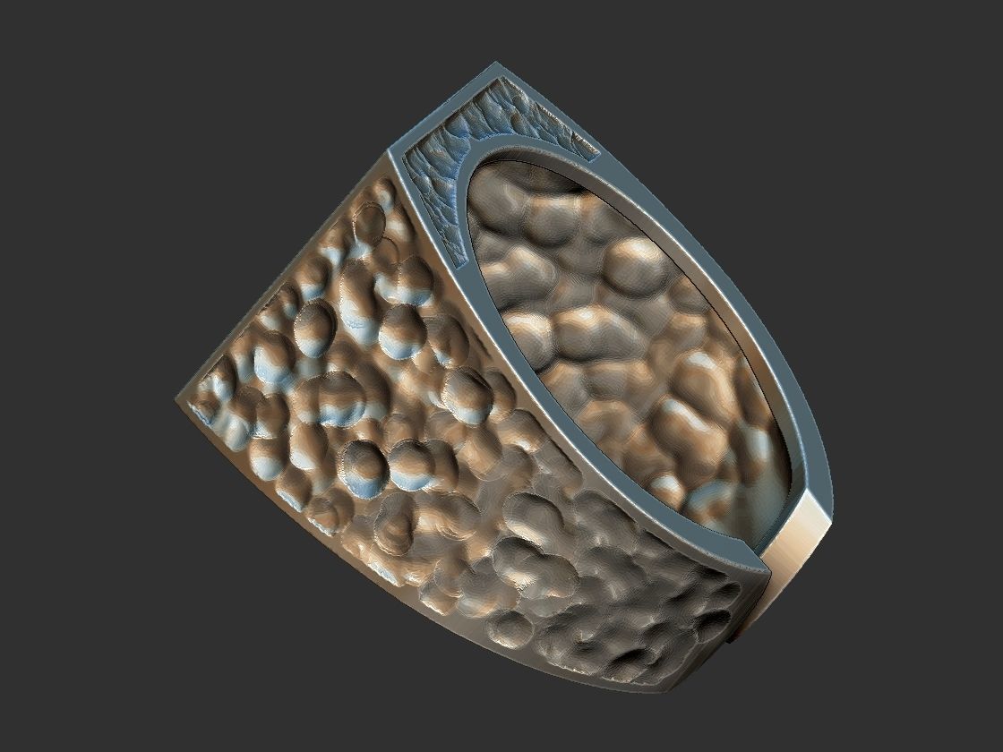 Tao Cross Adjustable Ring 3D print model_8