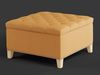 Ottoman Forniture Low-poly 3D model_1
