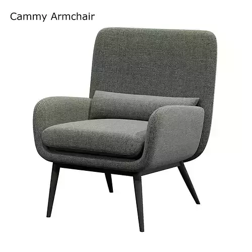 Cammy Armchair from Castlery Low-poly 3D model