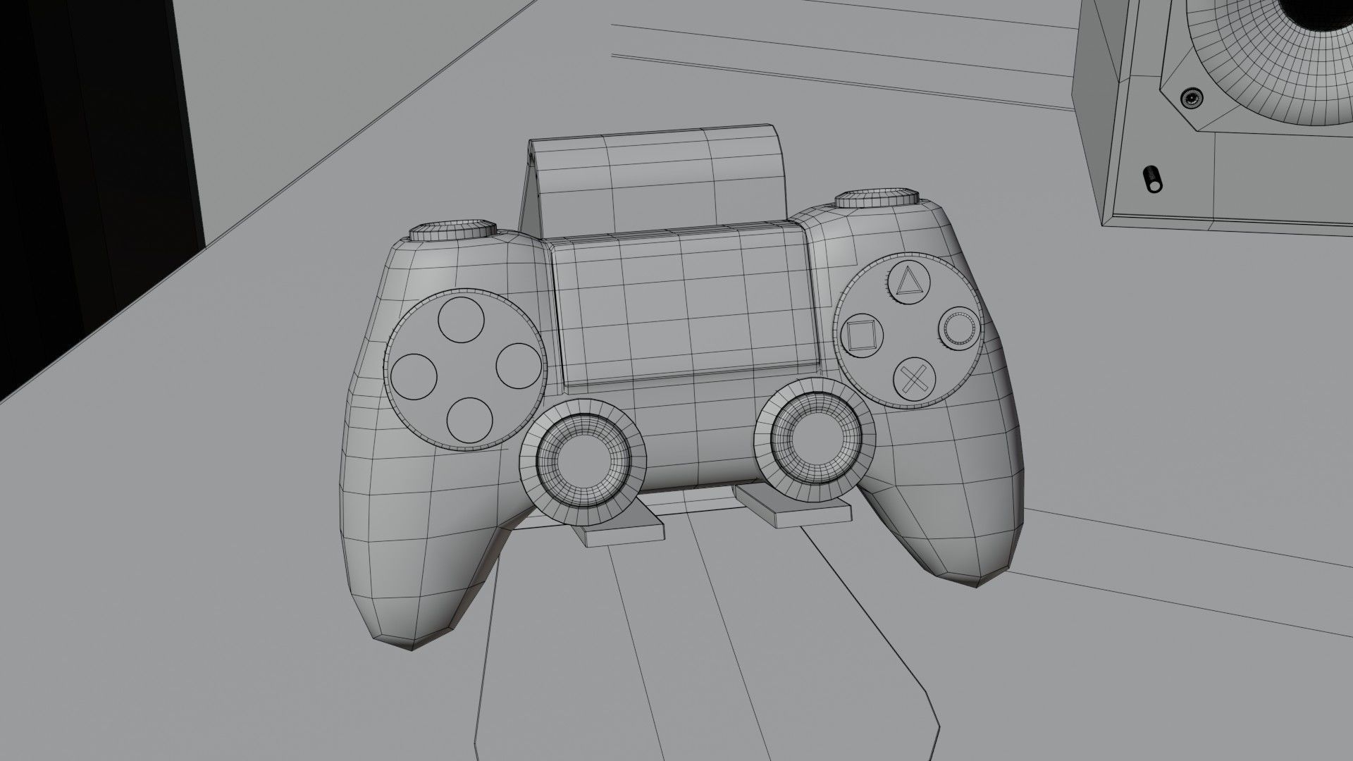 Modern Computer Desk 8 by Nikdox 3D model_17