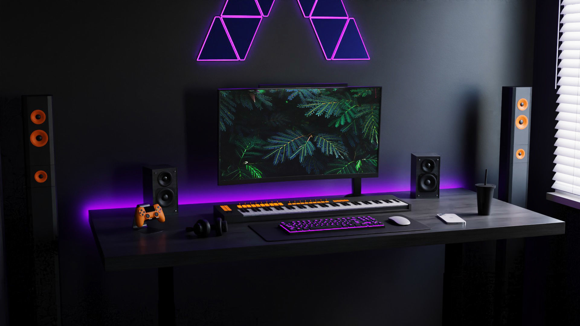 Modern Computer Desk 8 by Nikdox 3D model_4