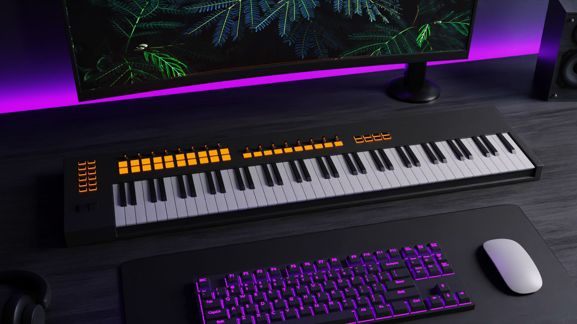 Modern Computer Desk 8 by Nikdox 3D model_9