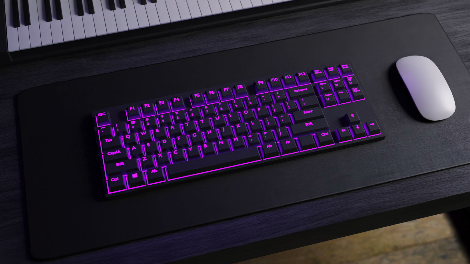 Modern Computer Desk 8 by Nikdox 3D model_6