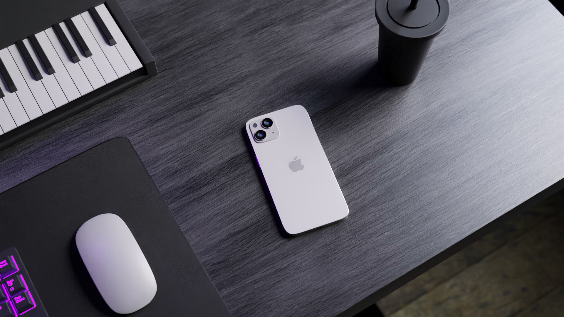 Modern Computer Desk 8 by Nikdox 3D model_5