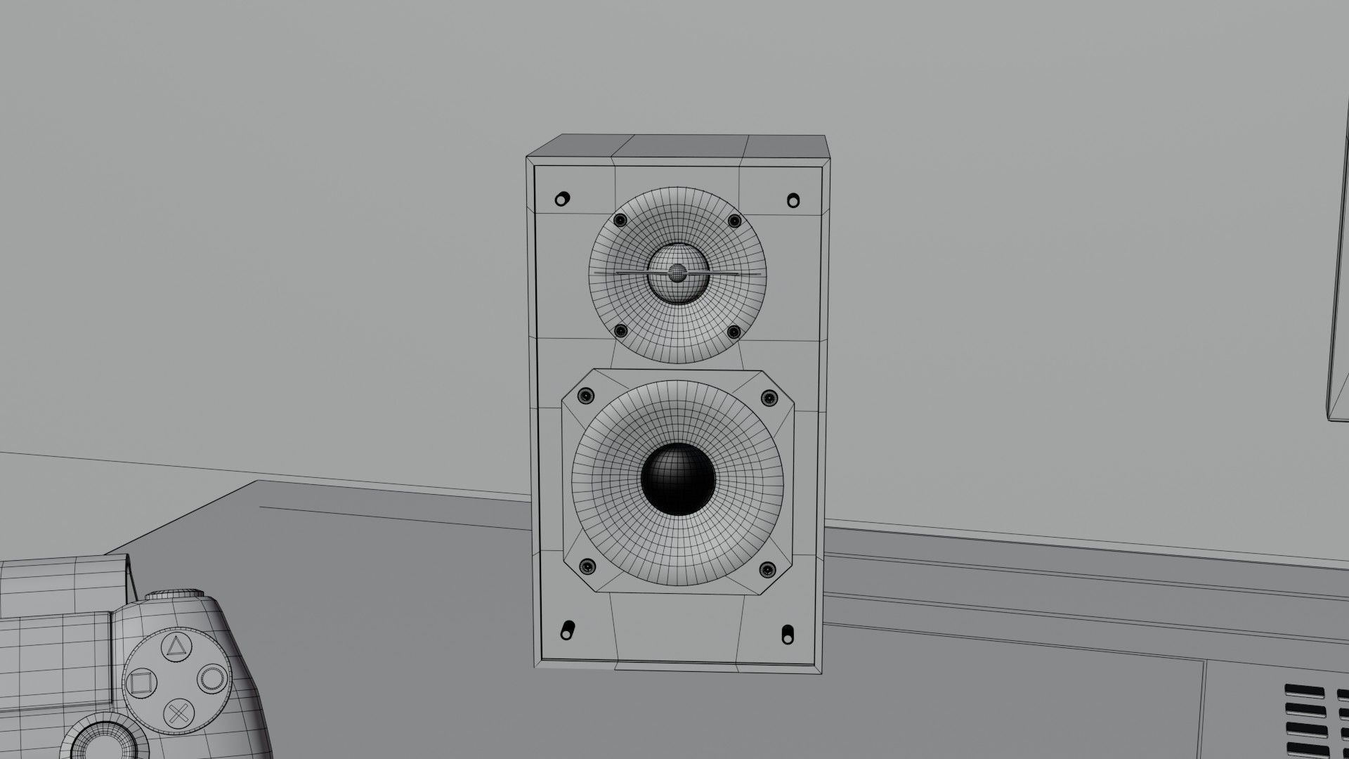 Modern Computer Desk 8 by Nikdox 3D model_24