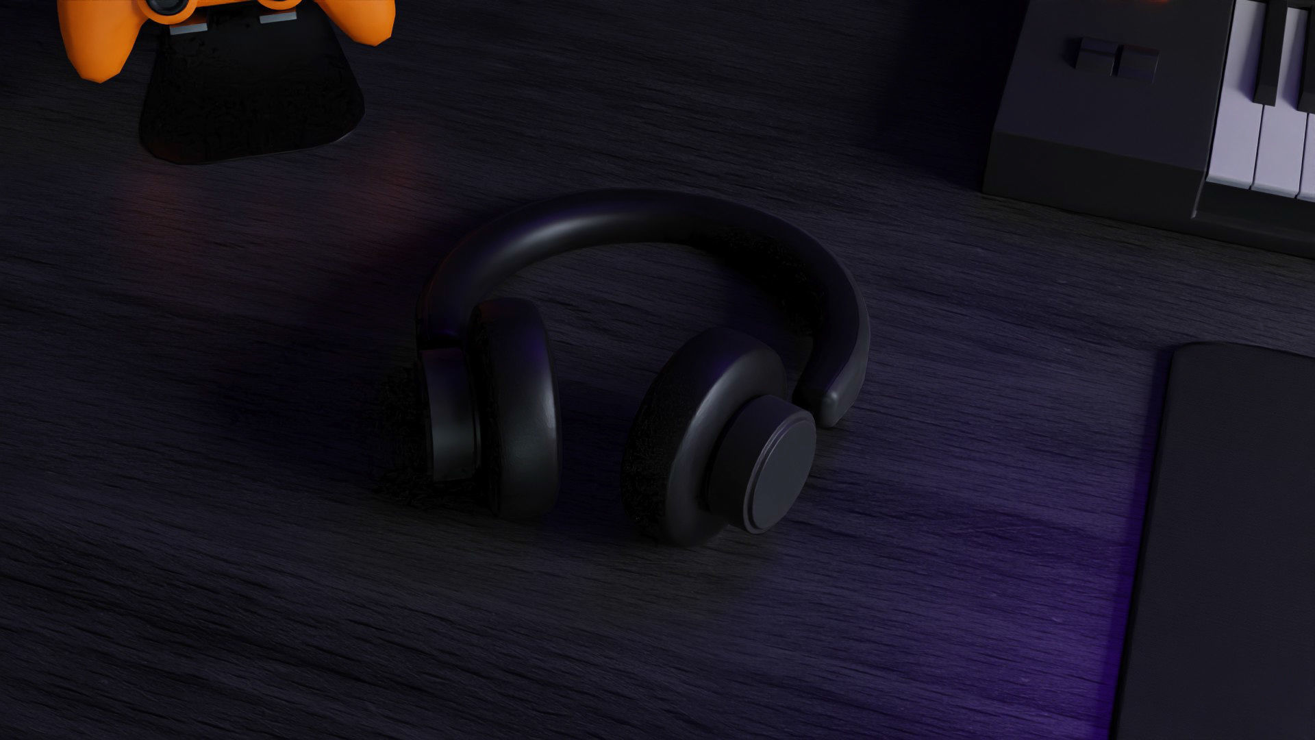 Modern Computer Desk 8 by Nikdox 3D model_11