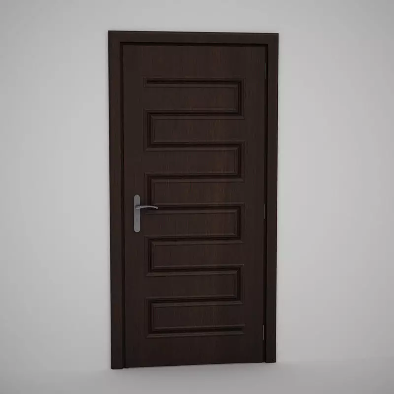 CGAxis Door 3D model_0
