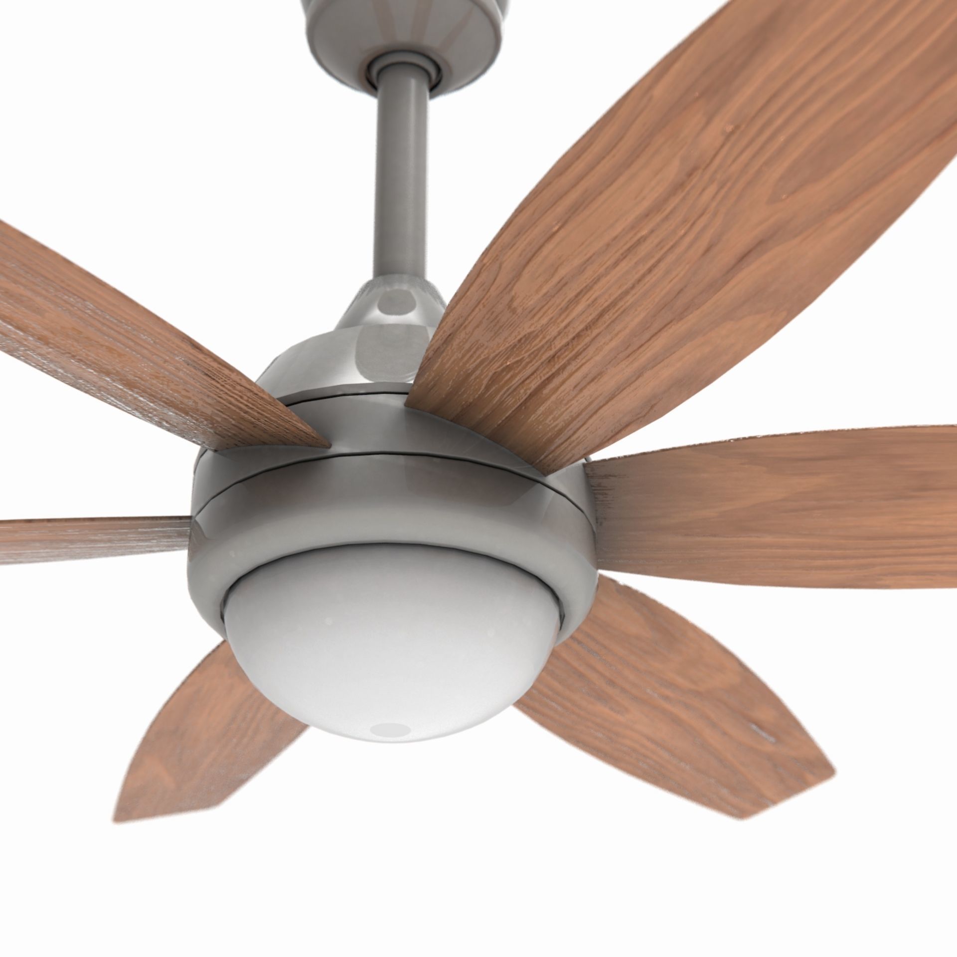 Ceiling Fan Low-poly 3D model_5
