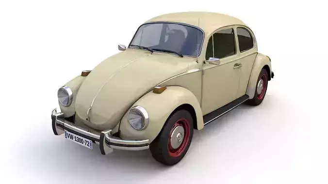 Volkswagen Super Beetle 1972 3D model