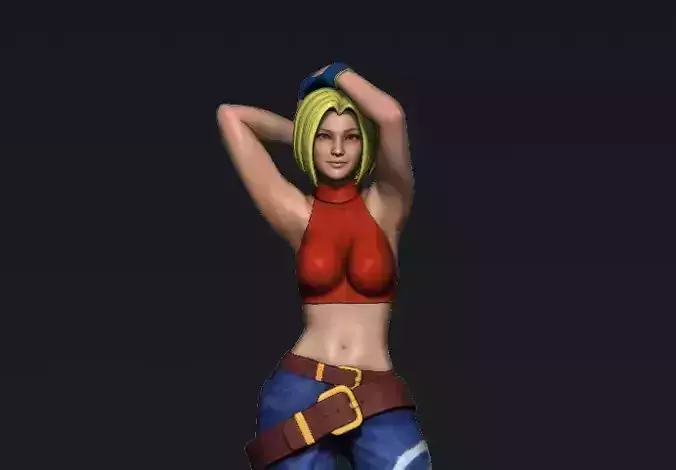 Blue Mary-  the king of fighter-  fatal fury 