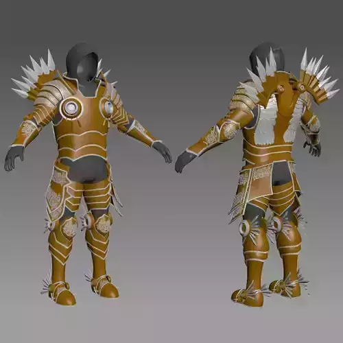 Tyrael Armor ready to 3d print