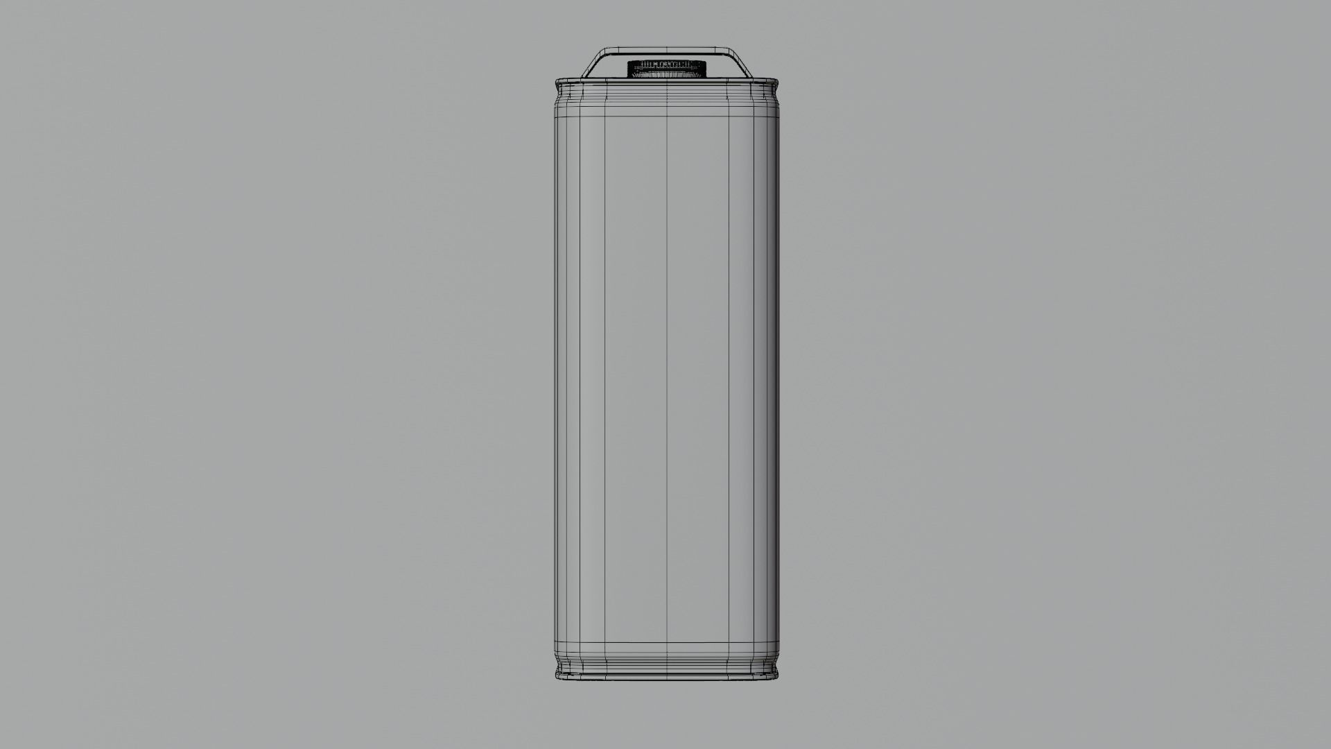 Square Tin Can 3D model_7