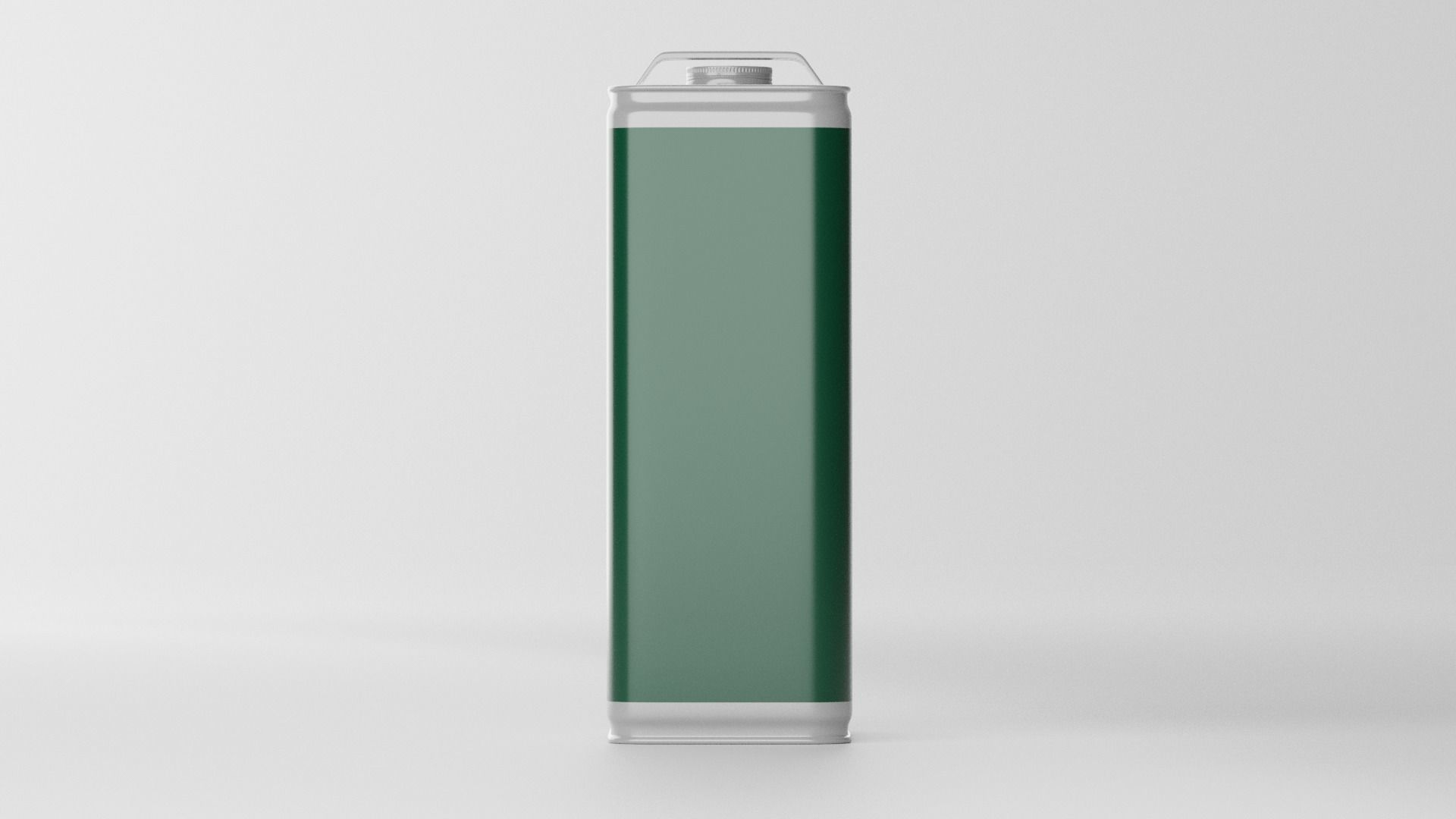 Square Tin Can 3D model_2