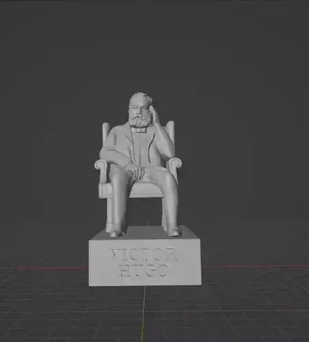 Victor Hugo 3D print model