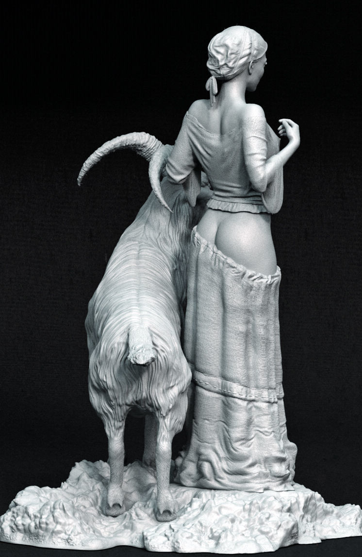 the witch  Anya Taylor-Joy 3D print model_6