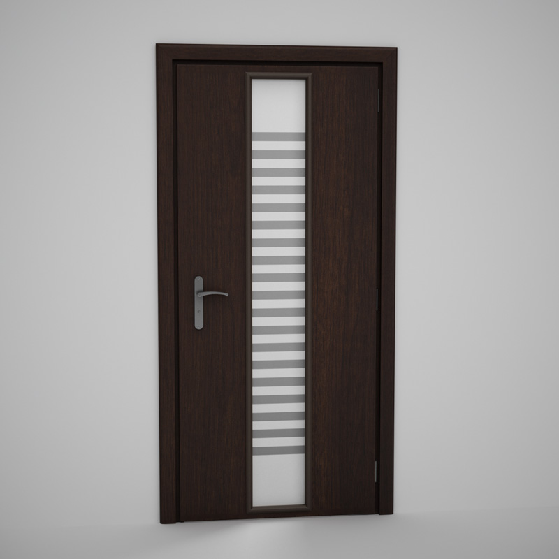 CGAxis Door 3D model_1