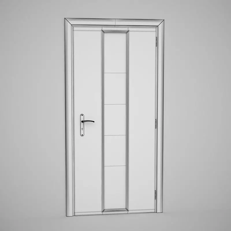 CGAxis Door 3D model_0