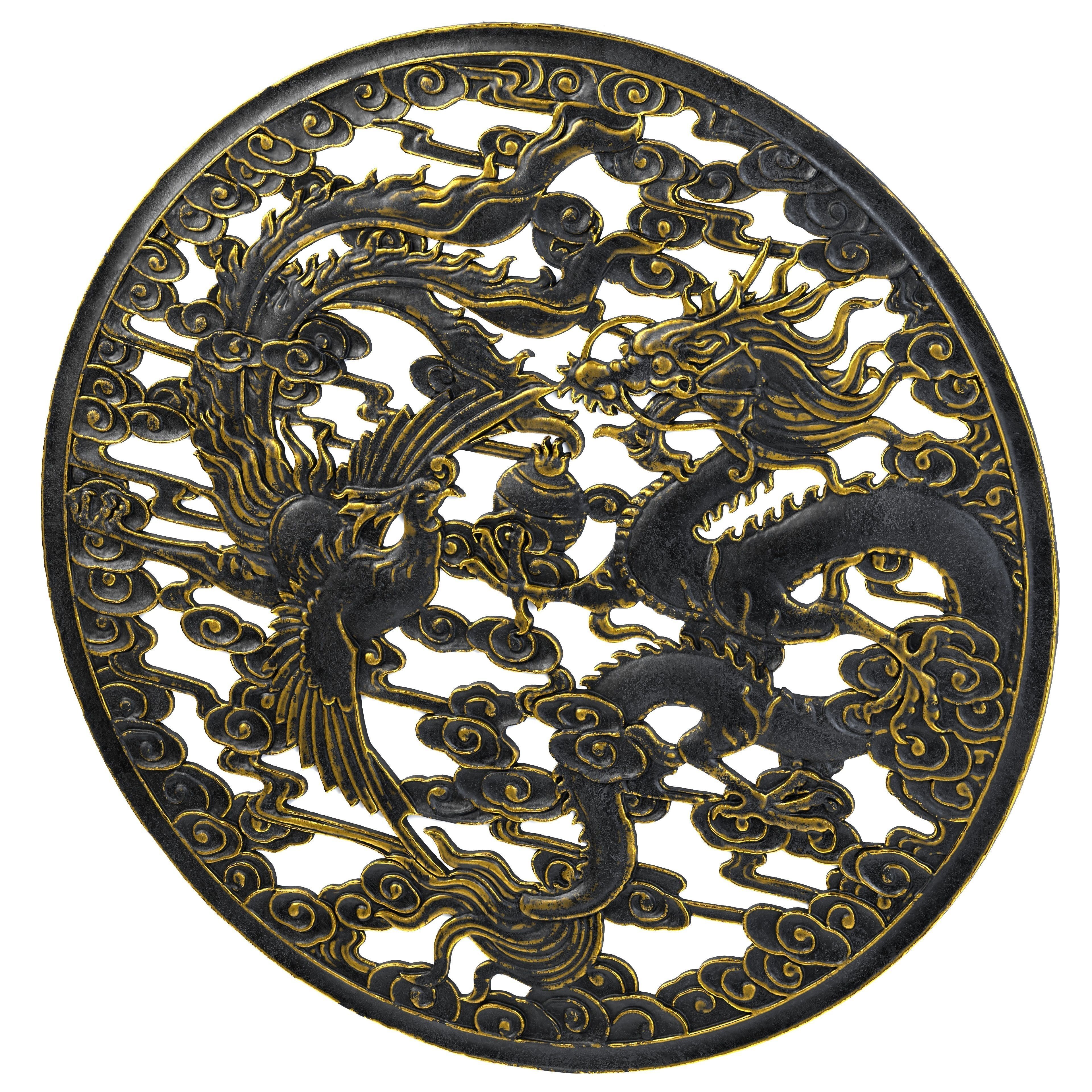 Dragon Ornament Vol 04-1 3D model_4