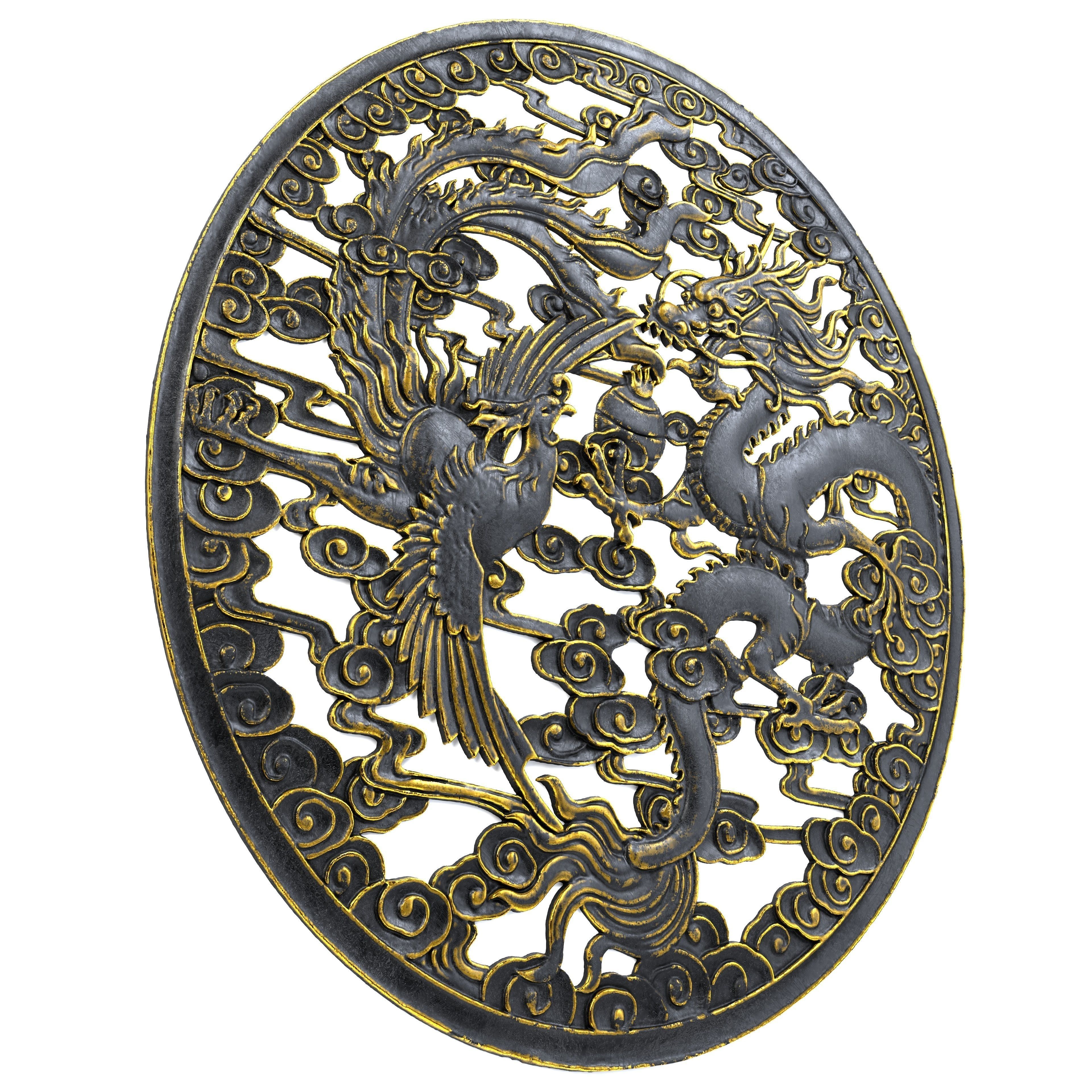 Dragon Ornament Vol 04-1 3D model_6
