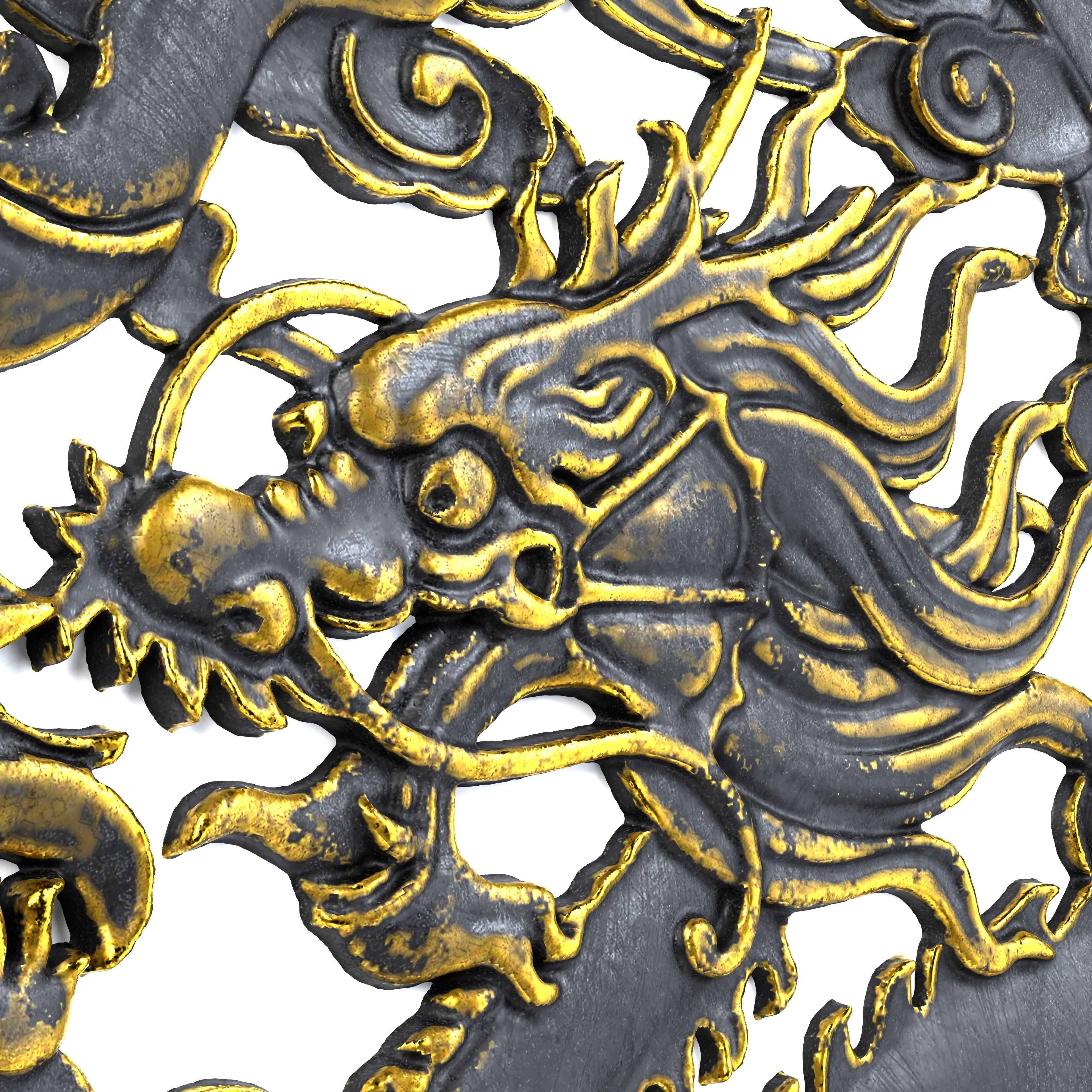 Dragon Ornament Vol 04-1 3D model_2
