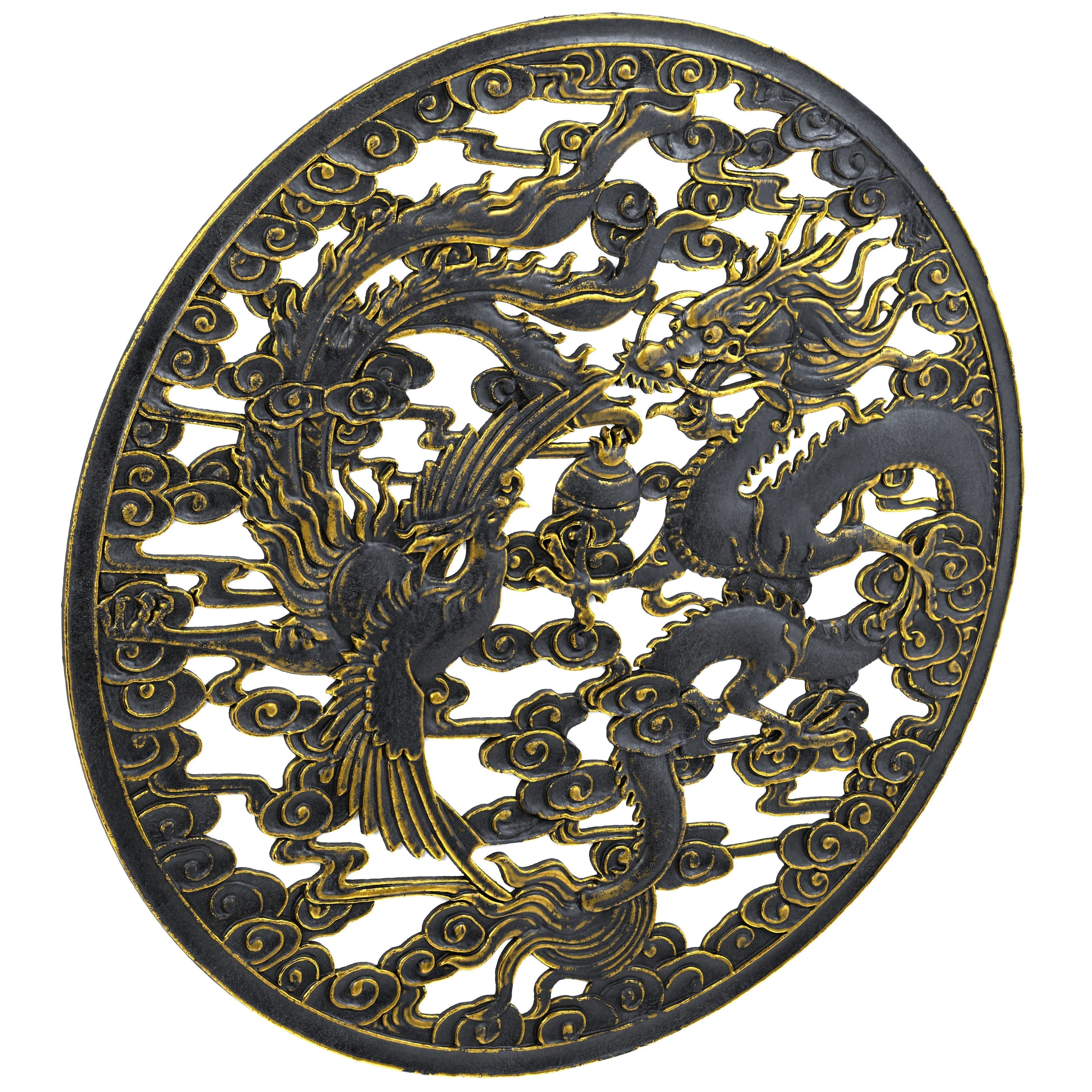 Dragon Ornament Vol 04-1 3D model_3