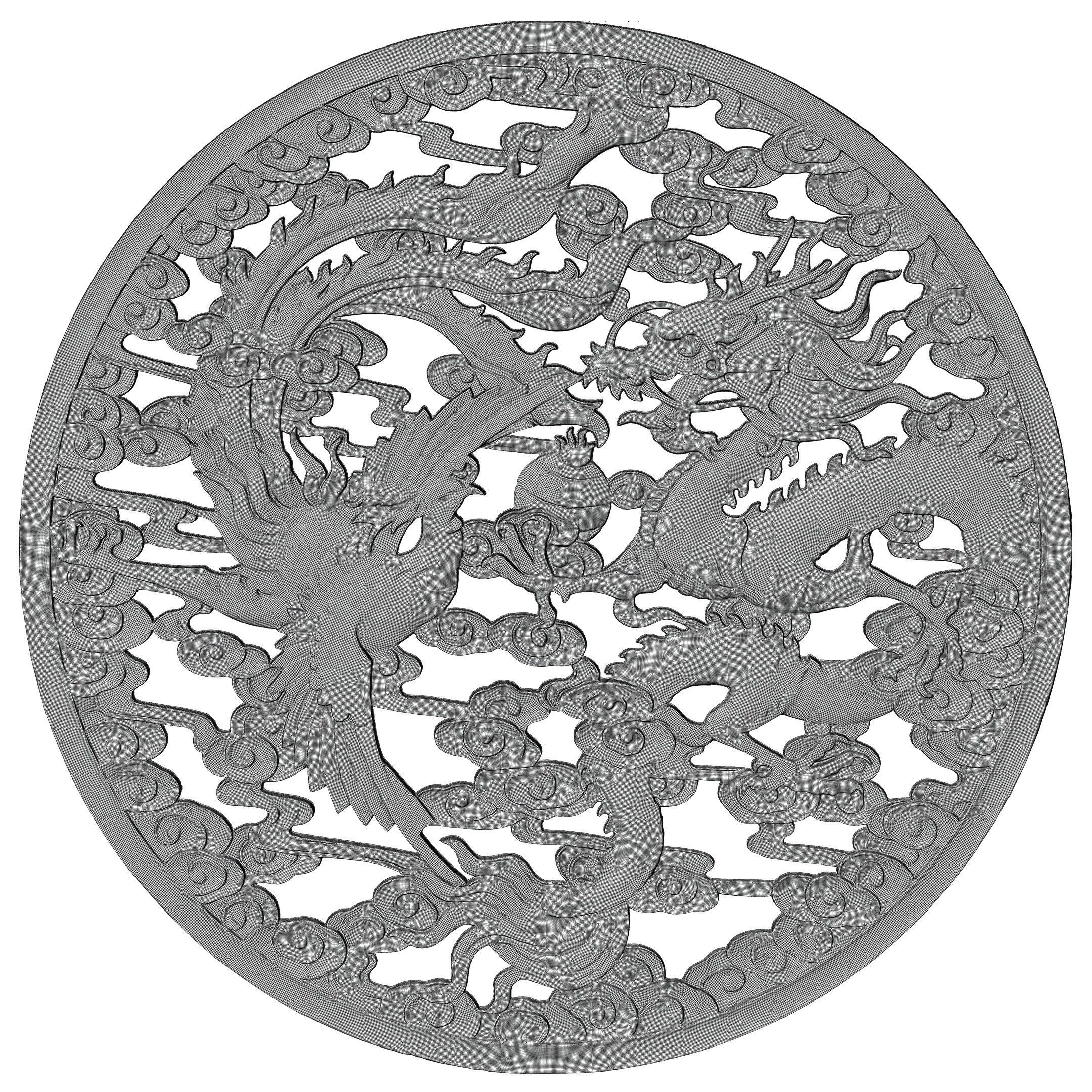 Dragon Ornament Vol 04-1 3D model_8