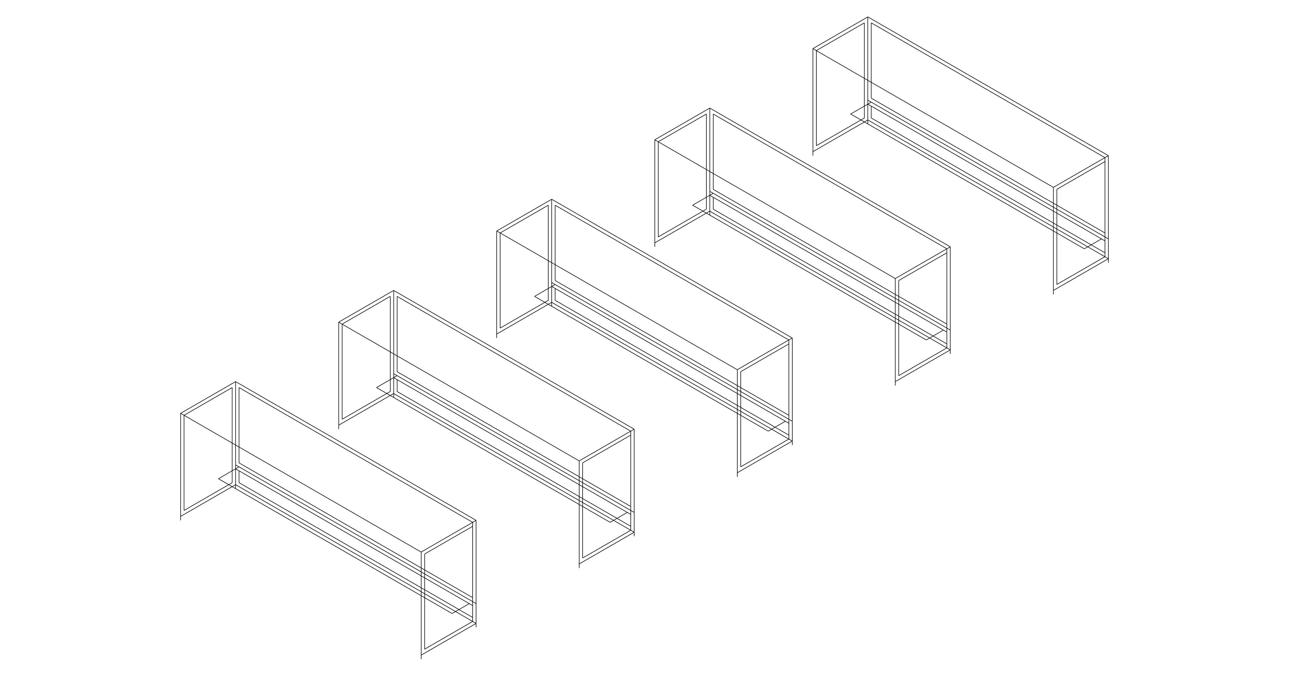 Simple Bus Stop 3D model_1