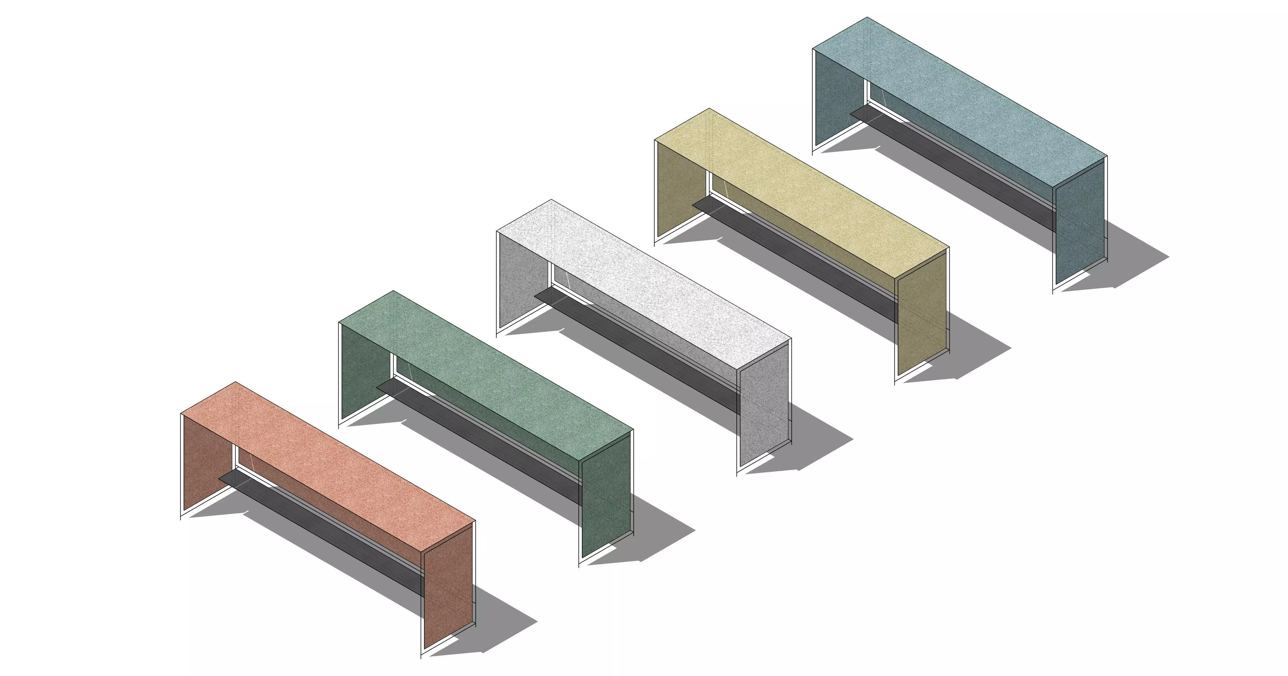 Simple Bus Stop 3D model_0