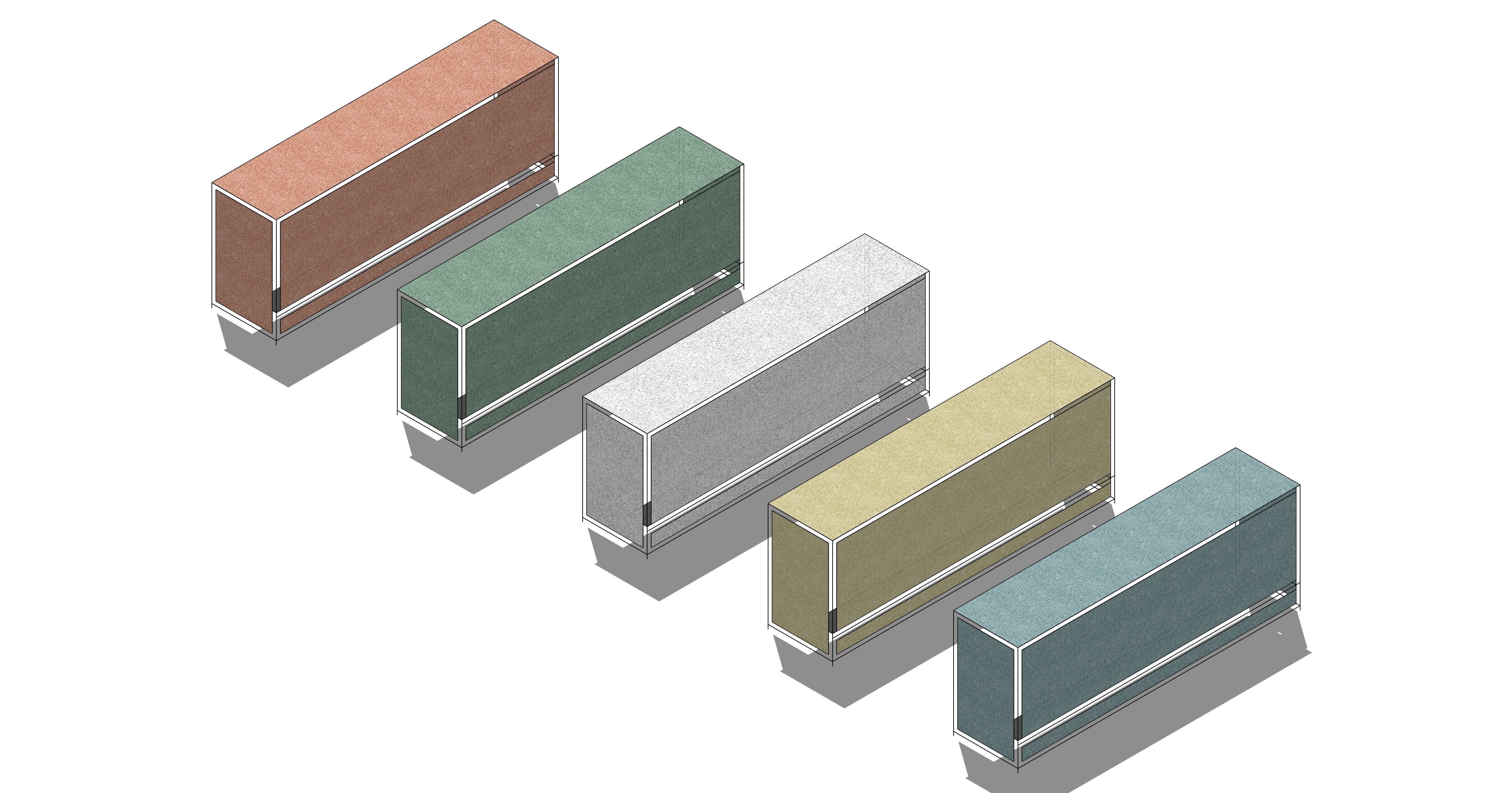 Simple Bus Stop 3D model_2