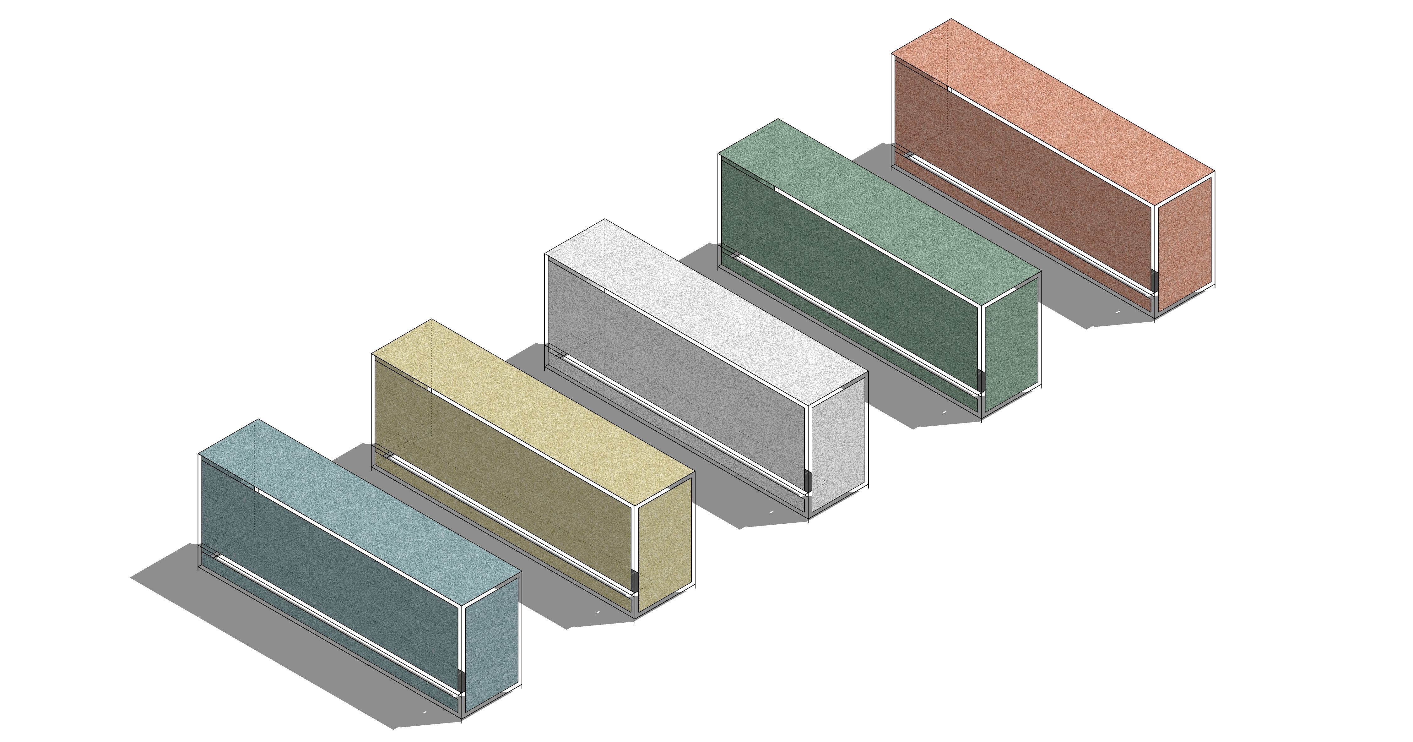 Simple Bus Stop 3D model_3