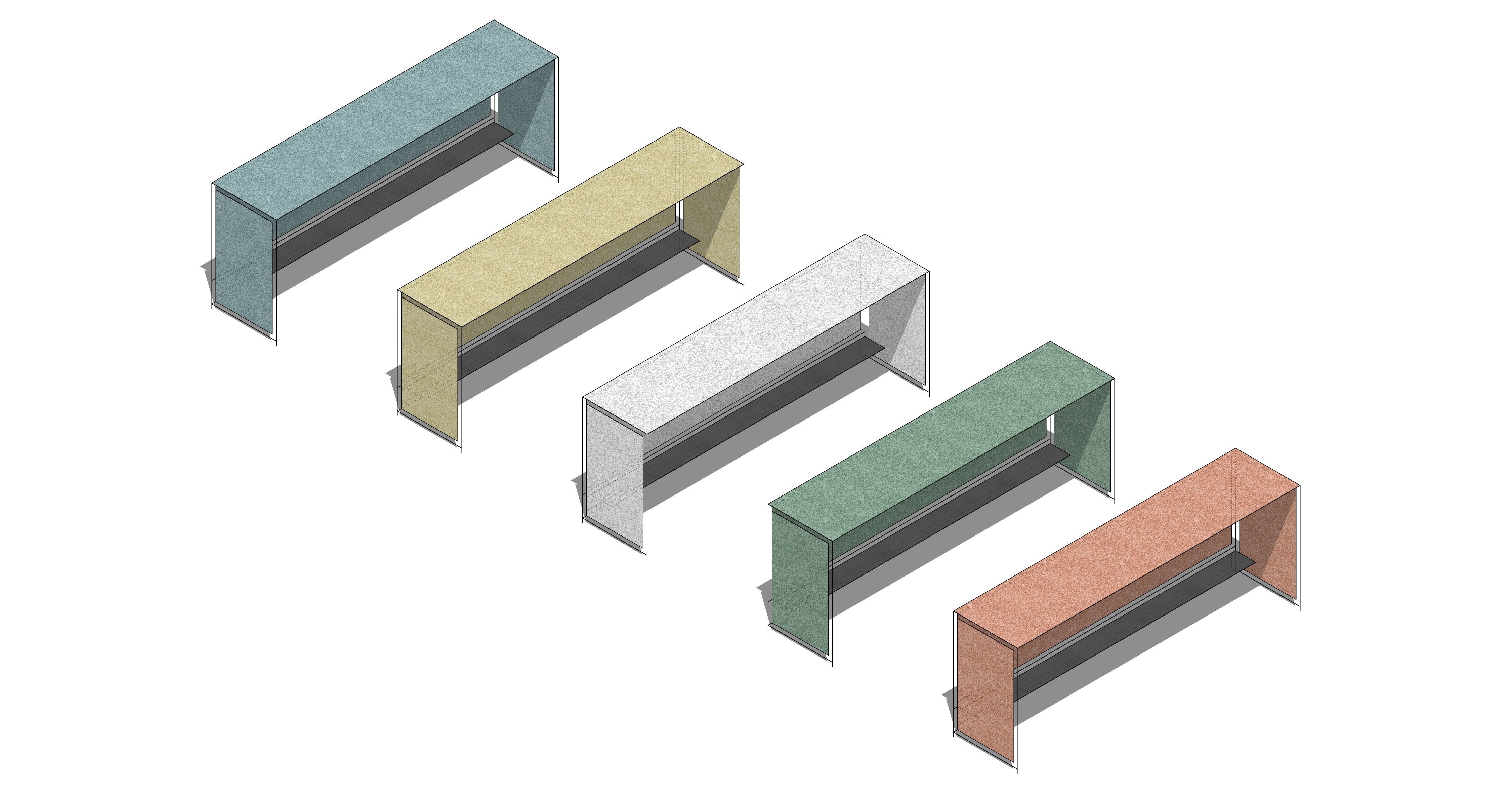 Simple Bus Stop 3D model_4