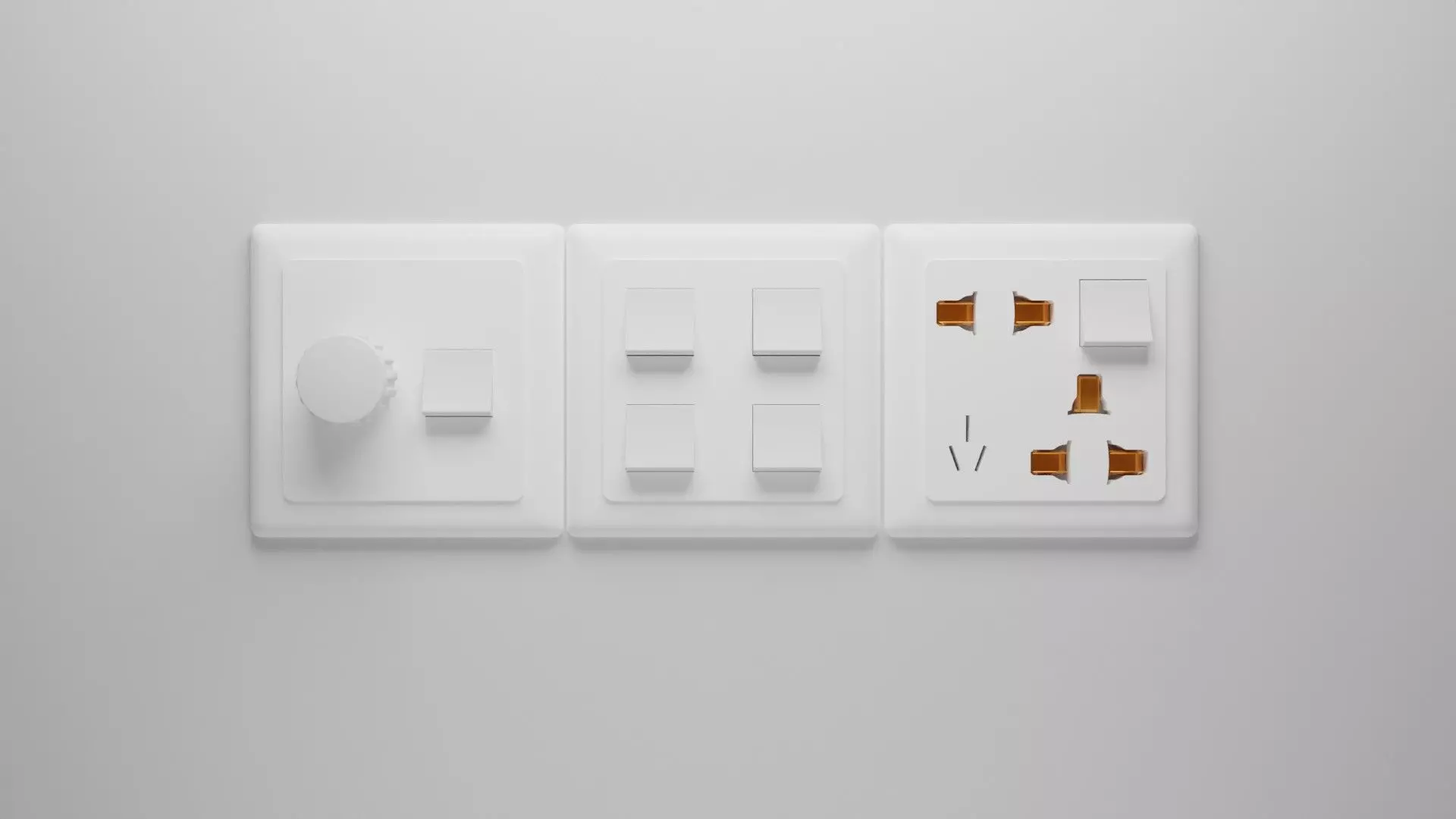 switch board Free low-poly 3D model_0