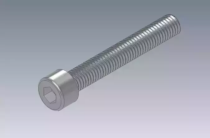 M8x55 - M8x55x35 - M8x55x45 Socket Head DIN 912 Standard Bolts 