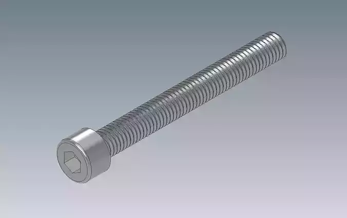 M8x70 - M8x70x50 - M8x70x55 Socket Head DIN 912 Standard Bolts 