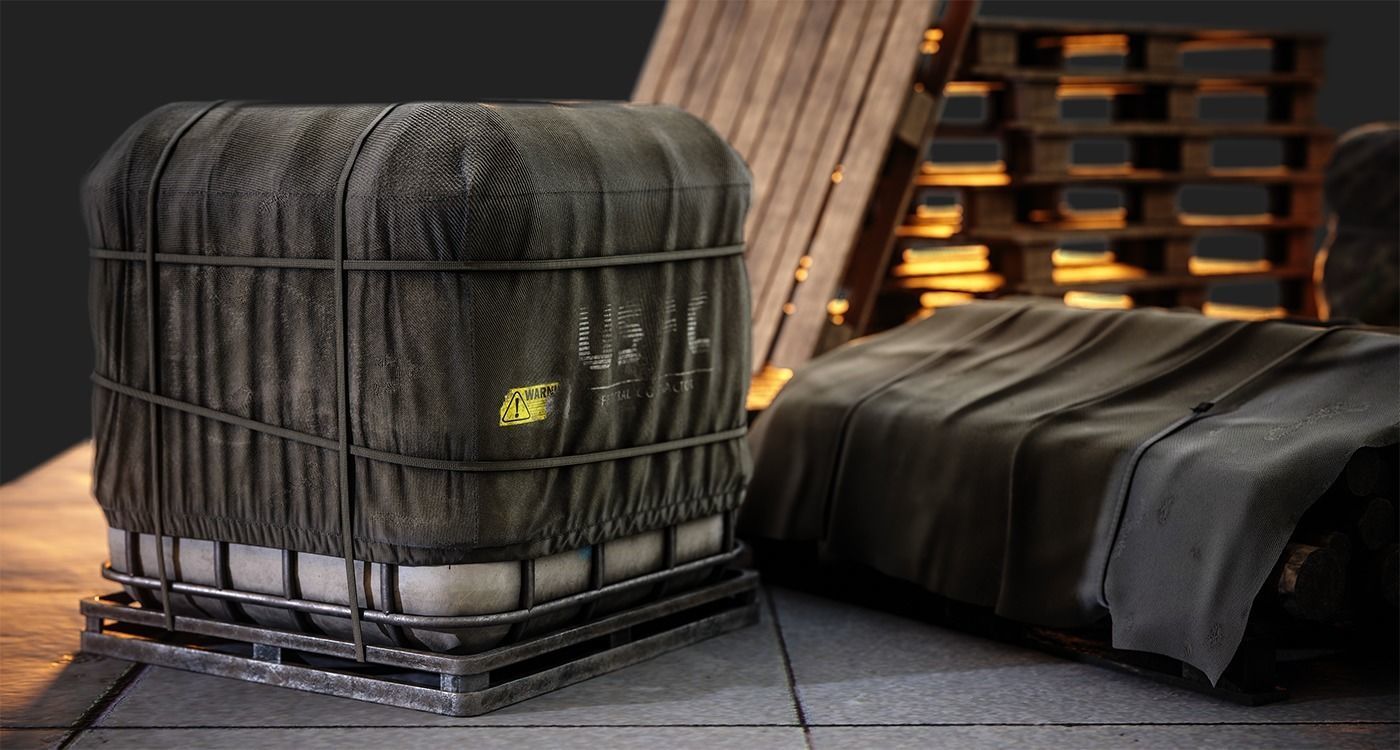 Military Cargo Vol 2 Low-poly 3D model_1