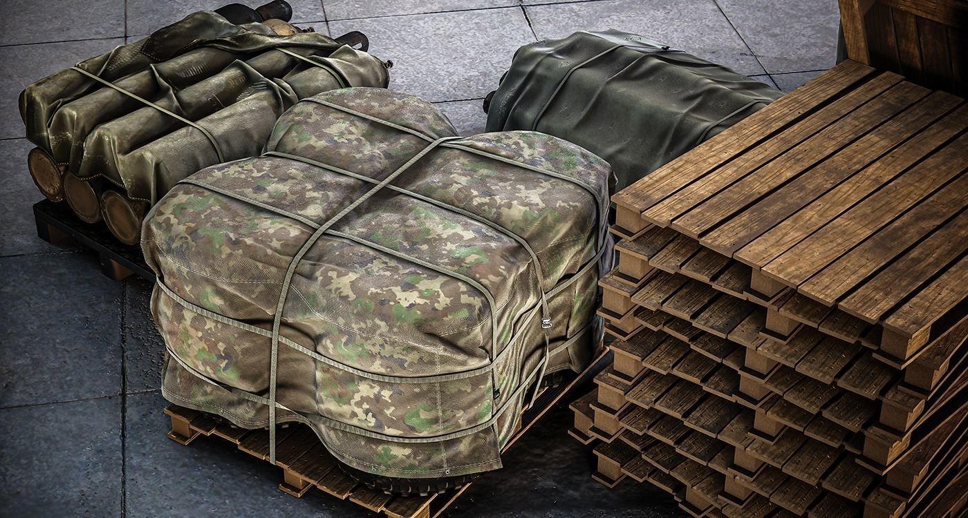 Military Cargo Vol 2 Low-poly 3D model_2