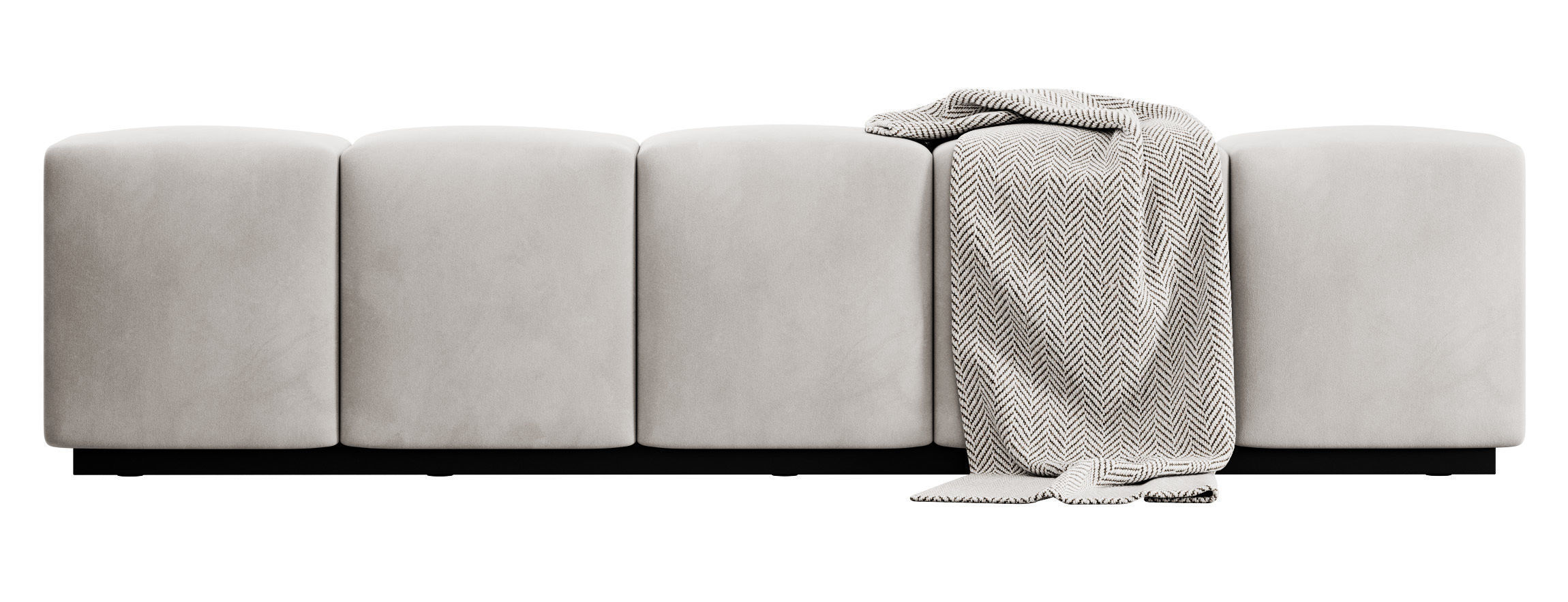 Venus Upholstered Bench by Rowen Homes 3D model_12