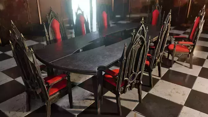 Victorian 8 seater table