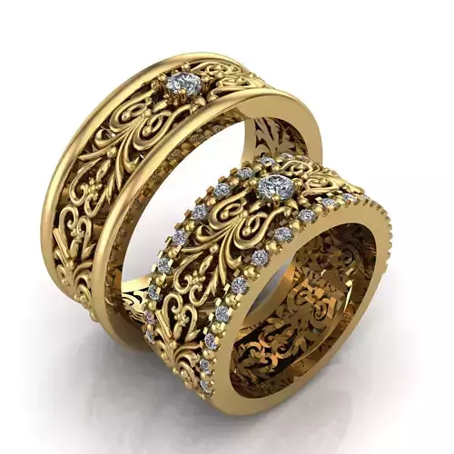 Vintage Wedding Rings With Diamonds