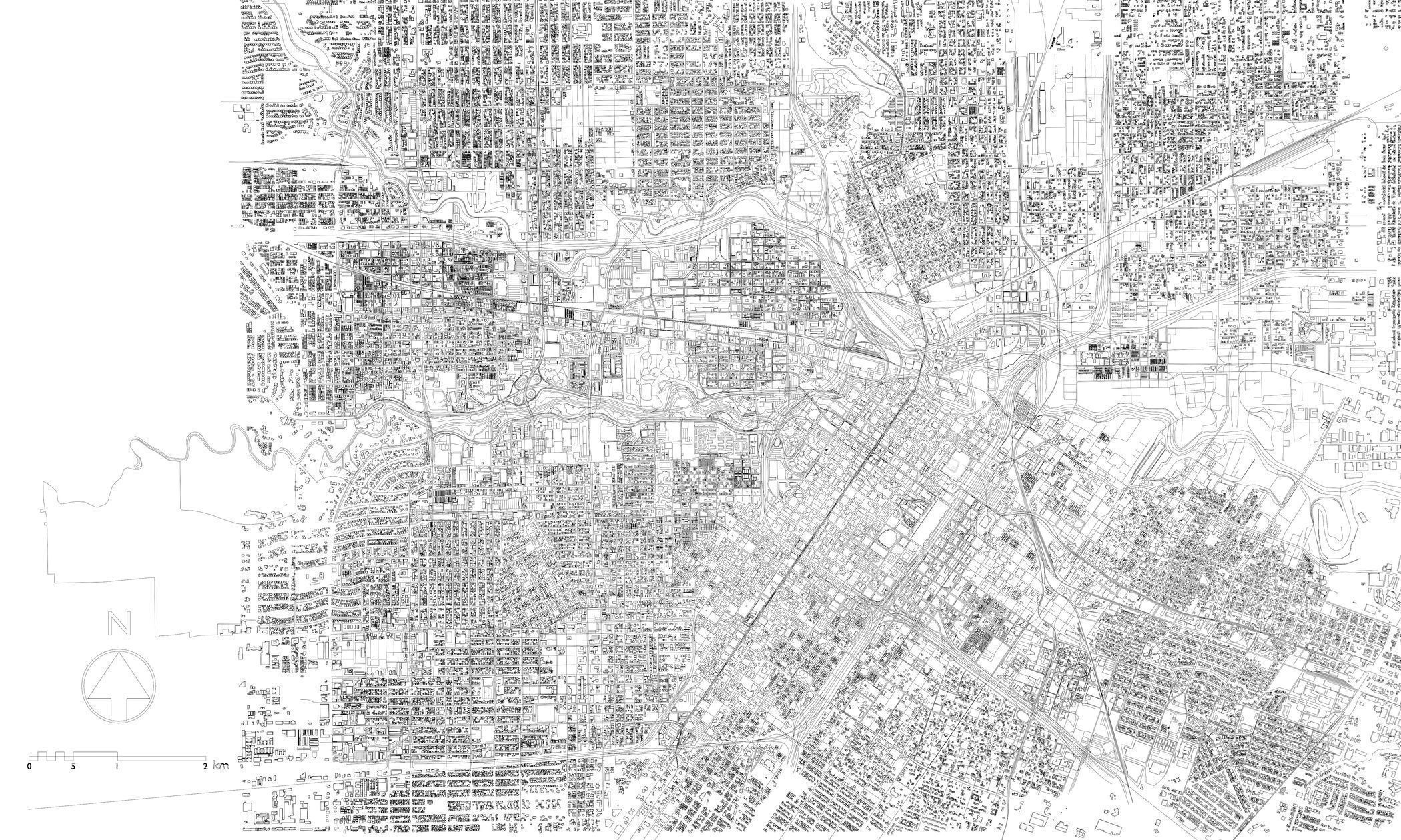 Texas Houston USA - Mass buildings 3D model_9