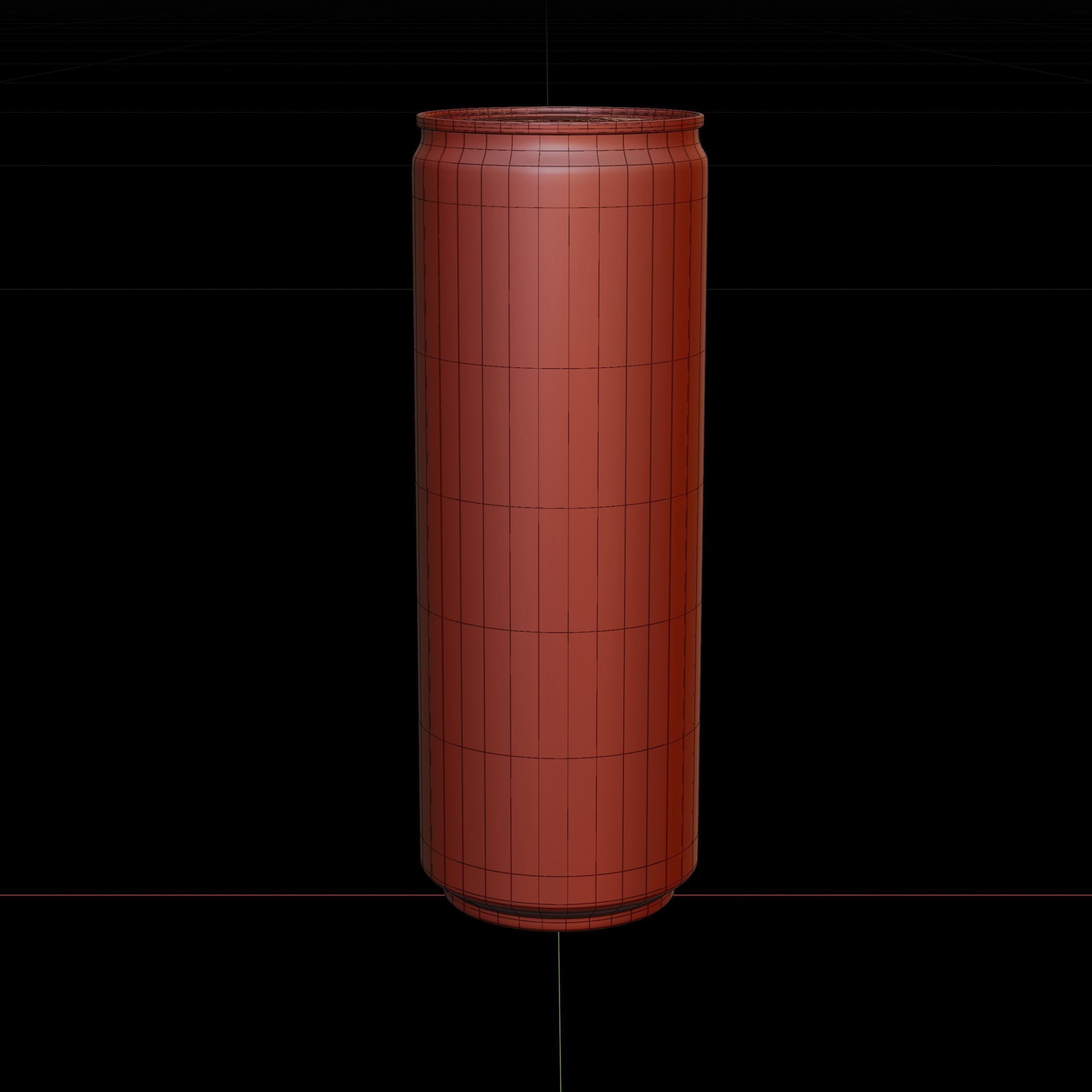 Red Bull Cans 3D model_9